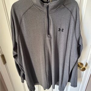 Under Armour Dark Gray 1/4 Zip Performance Pullover